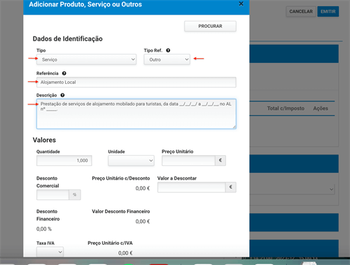11 Inserir Info E Valores